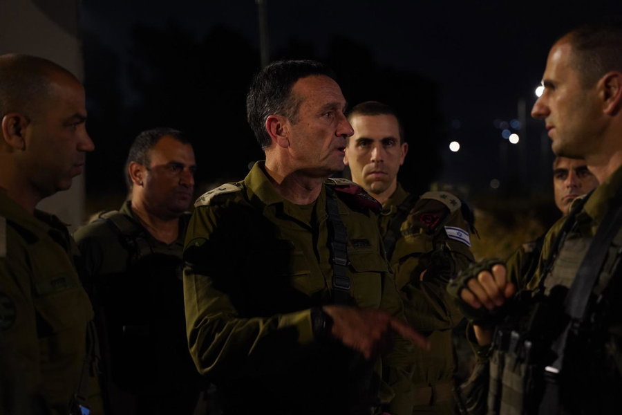הרמטכ״ל קיים תחקיר ראשוני בזירת הפיגוע הרצחני בשומרון