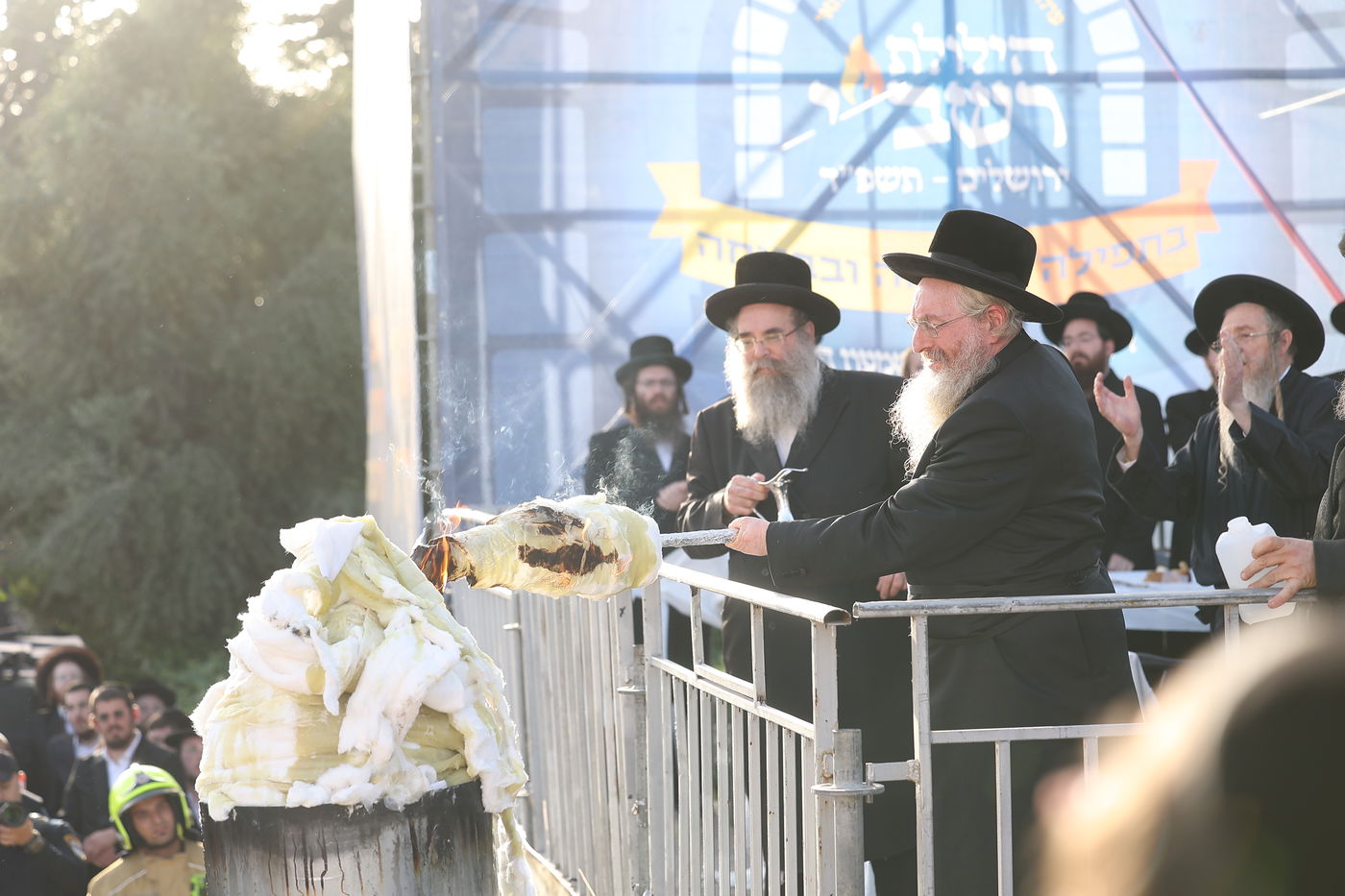 הילולת הרשב"י בחצר ההילולא במתחם שמעון הצדיק בירושלים