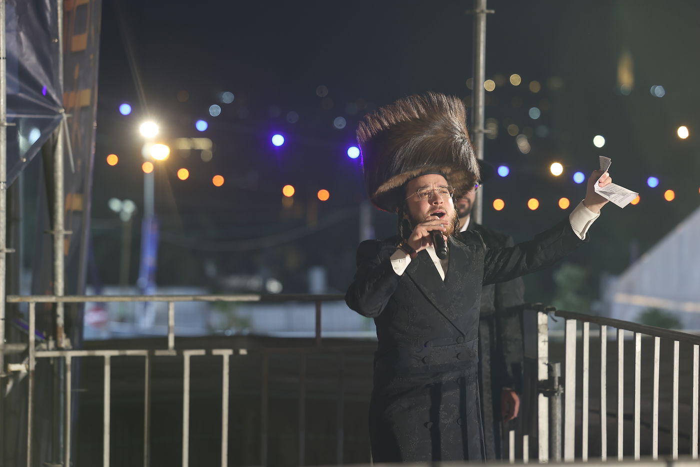 הילולת הרשב"י בחצר ההילולא במתחם שמעון הצדיק בירושלים