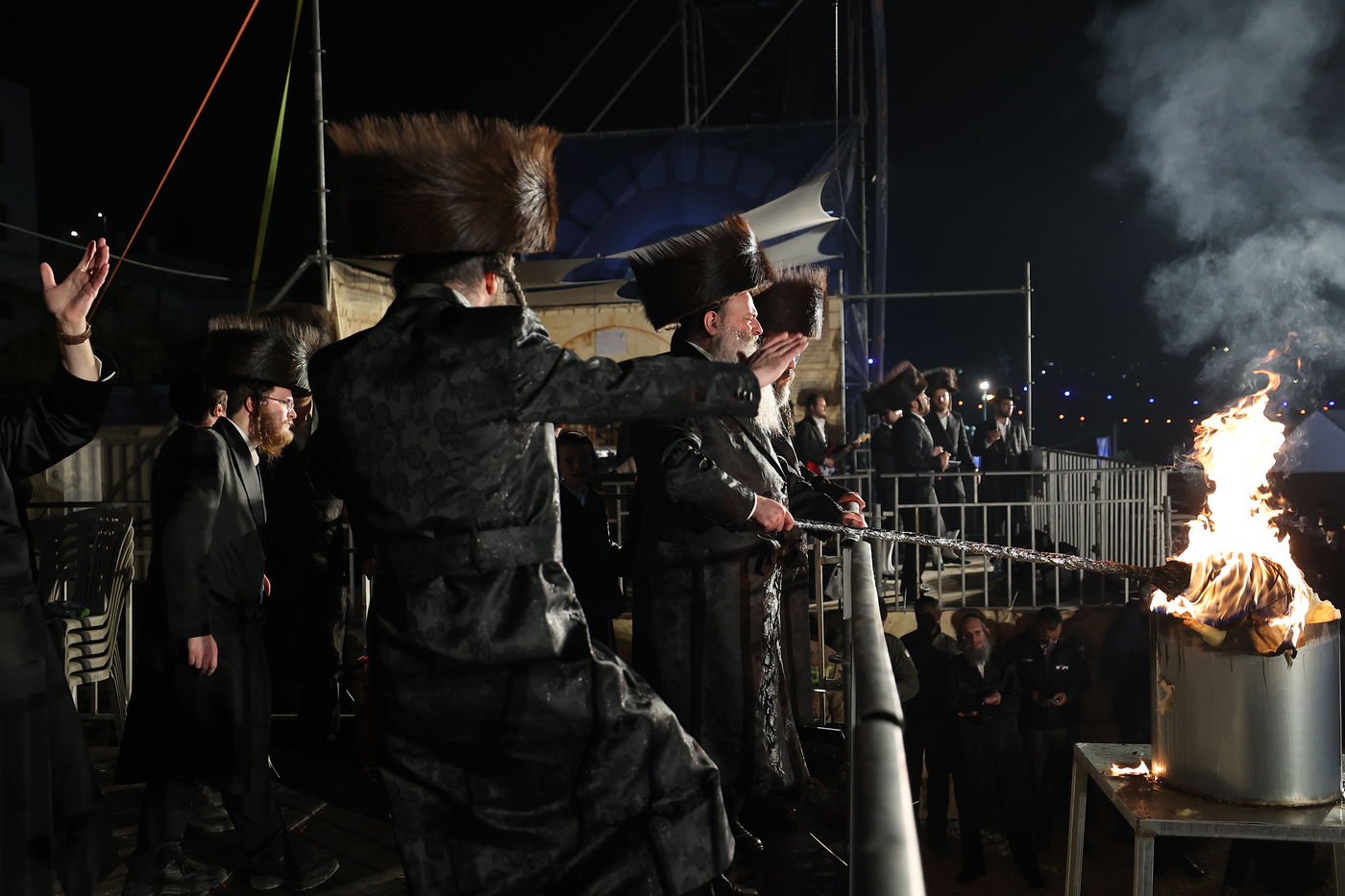 הילולת הרשב"י בחצר ההילולא במתחם שמעון הצדיק בירושלים