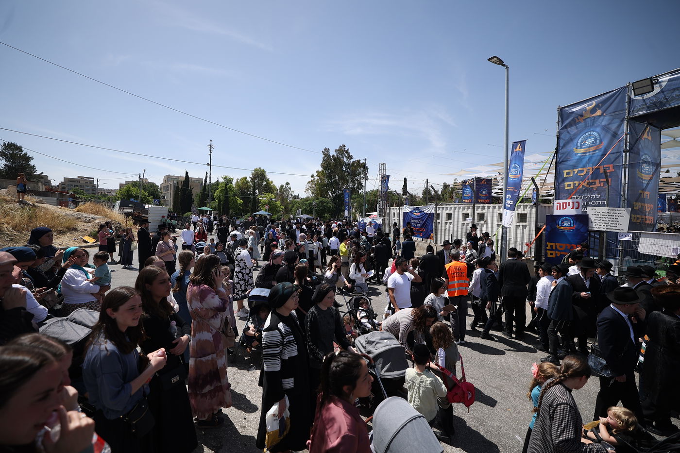 הילולת הרשב"י בחצר ההילולא במתחם שמעון הצדיק בירושלים