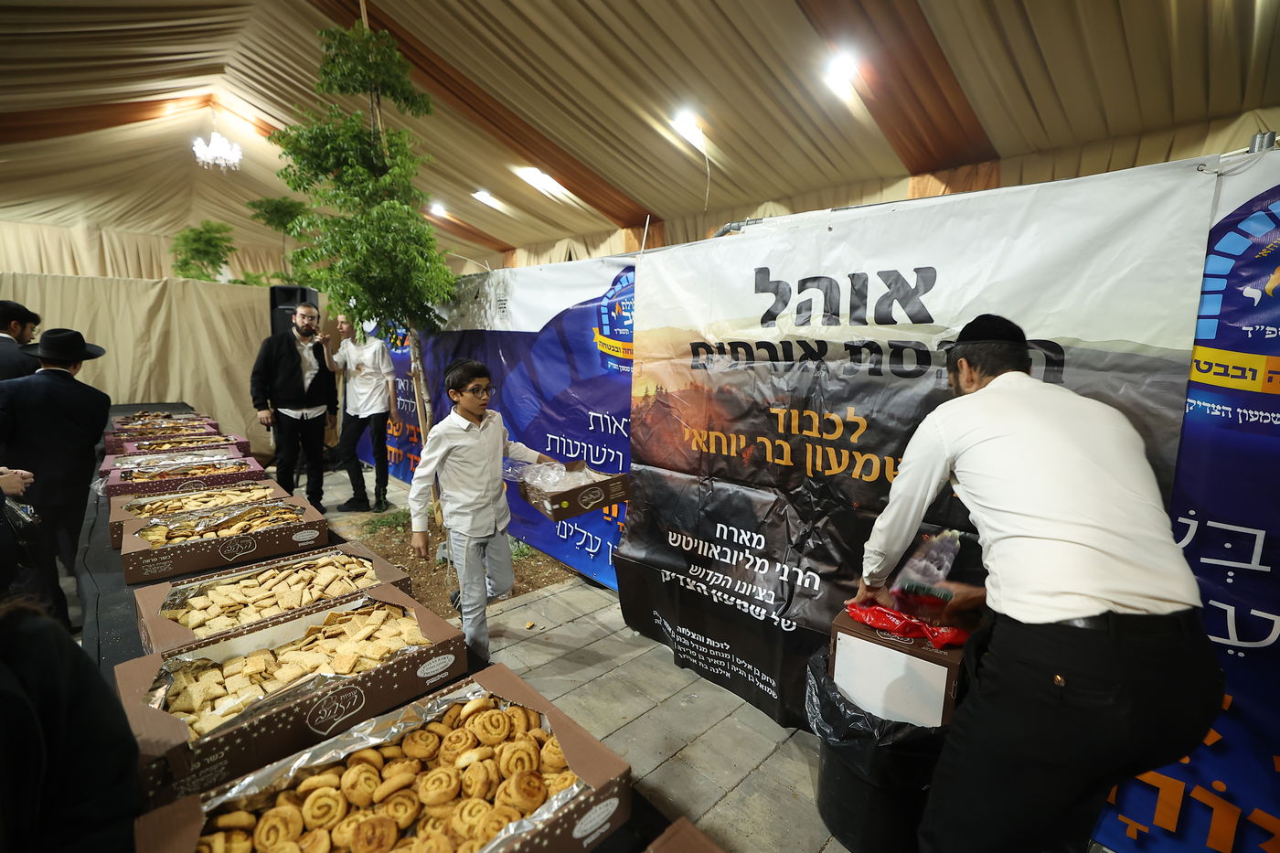 הילולת הרשב"י בחצר ההילולא במתחם שמעון הצדיק בירושלים