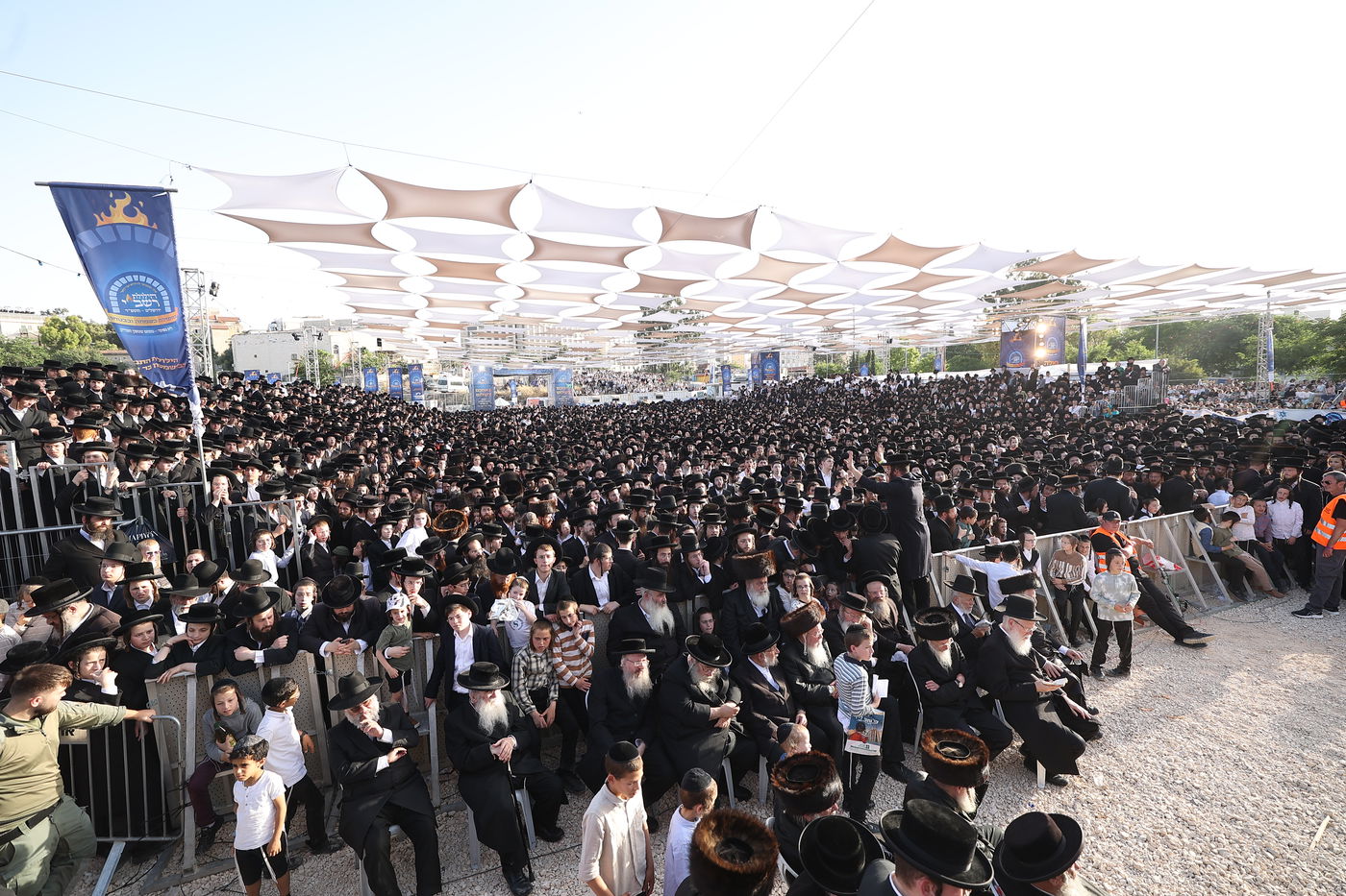 הילולת הרשב"י בחצר ההילולא במתחם שמעון הצדיק בירושלים