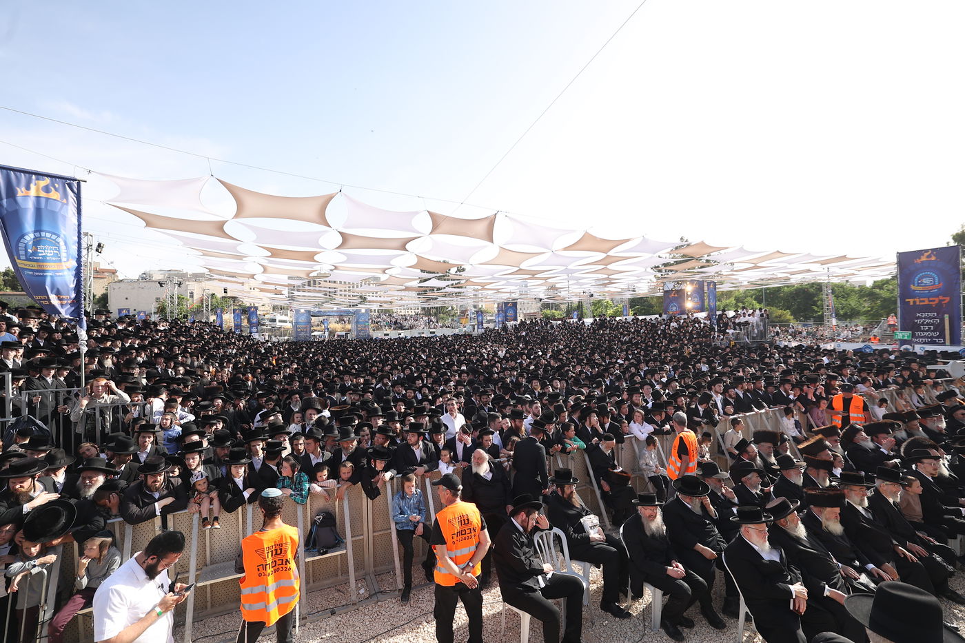 הילולת הרשב"י בחצר ההילולא במתחם שמעון הצדיק בירושלים