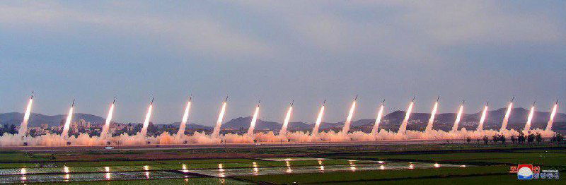 הרודן צפה מקרוב: קוריאה הצפונית שיגרה 18 טילים בליסטיים