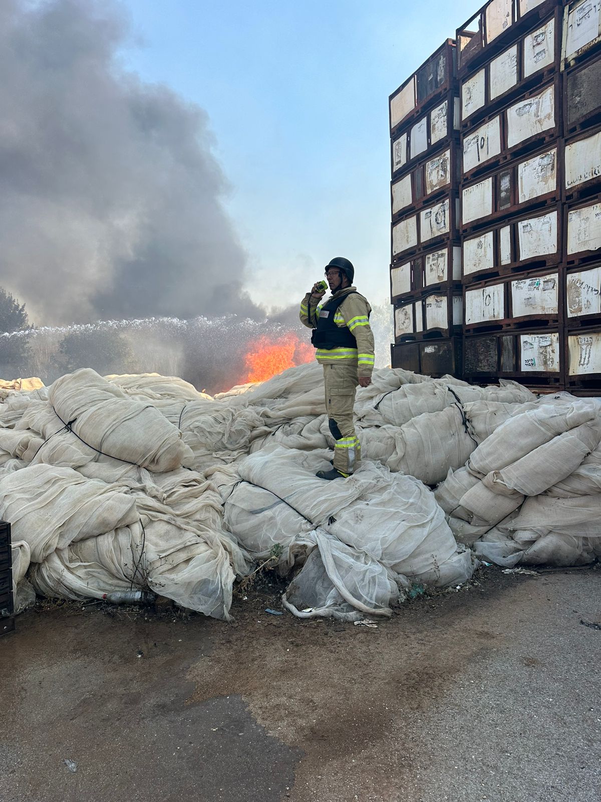 השריפות בגליל כתוצאה משיגורי חיזבאללה
