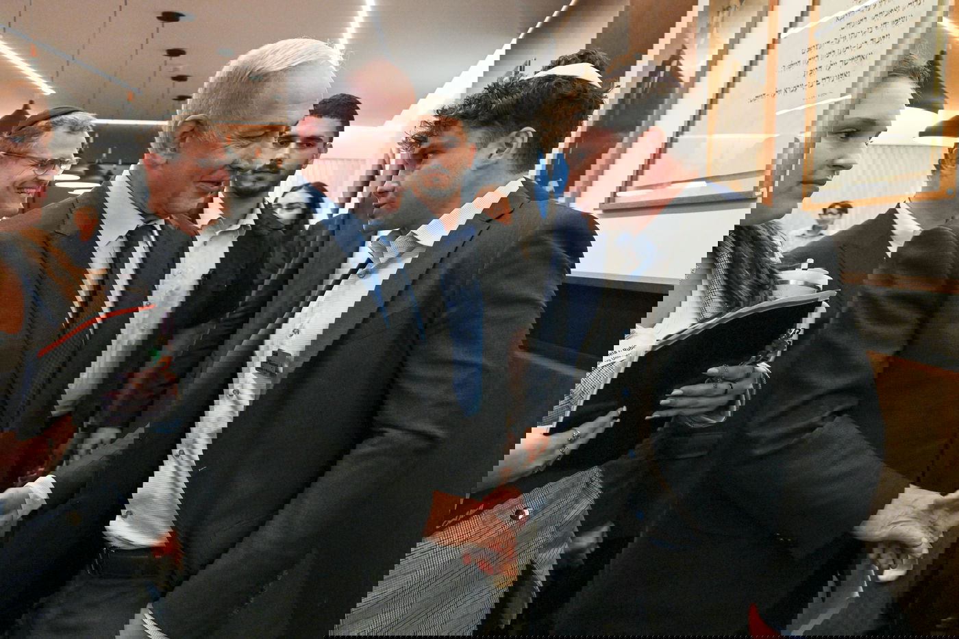 נתניהו עם הסטודנטים מארה"ב