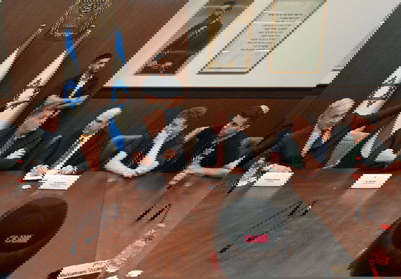 נתניהו עם הסטודנטים מארה"ב