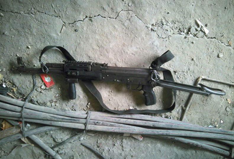 האמל"ח שנמצא בבית הספר של אונר"א