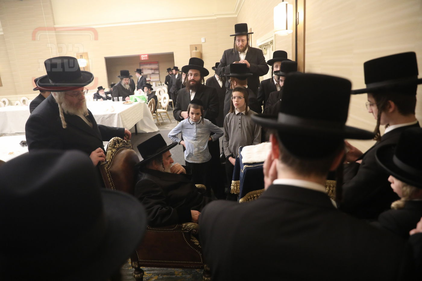 האדמו"ר מויז'ניץ בהילולת ה'תורת חיים' בארה"ב