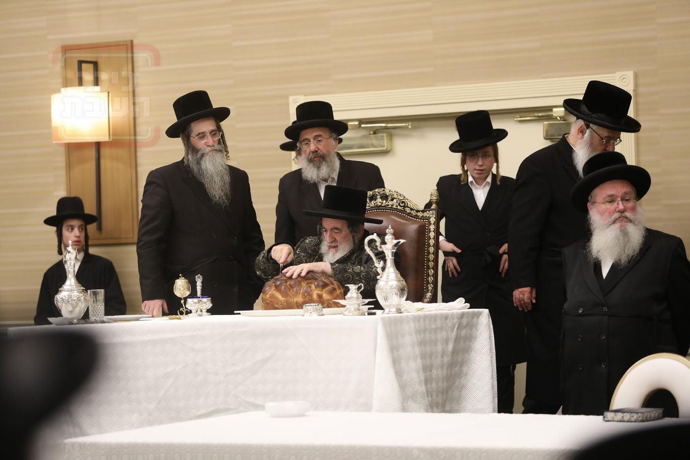 האדמו"ר מויז'ניץ בהילולת ה'תורת חיים' בארה"ב