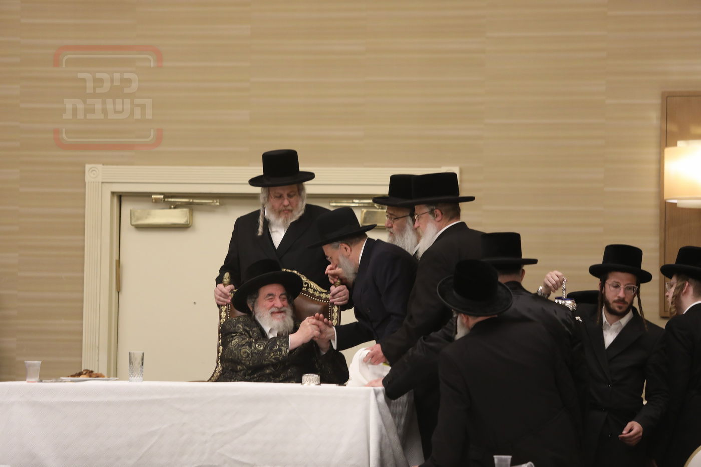 האדמו"ר מויז'ניץ בהילולת ה'תורת חיים' בארה"ב