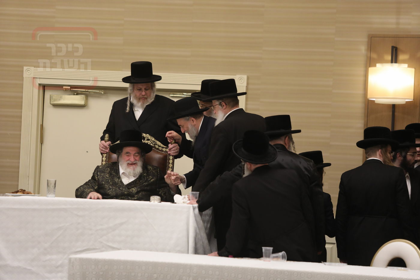 האדמו"ר מויז'ניץ בהילולת ה'תורת חיים' בארה"ב