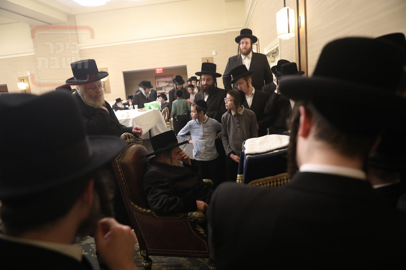 האדמו"ר מויז'ניץ בהילולת ה'תורת חיים' בארה"ב