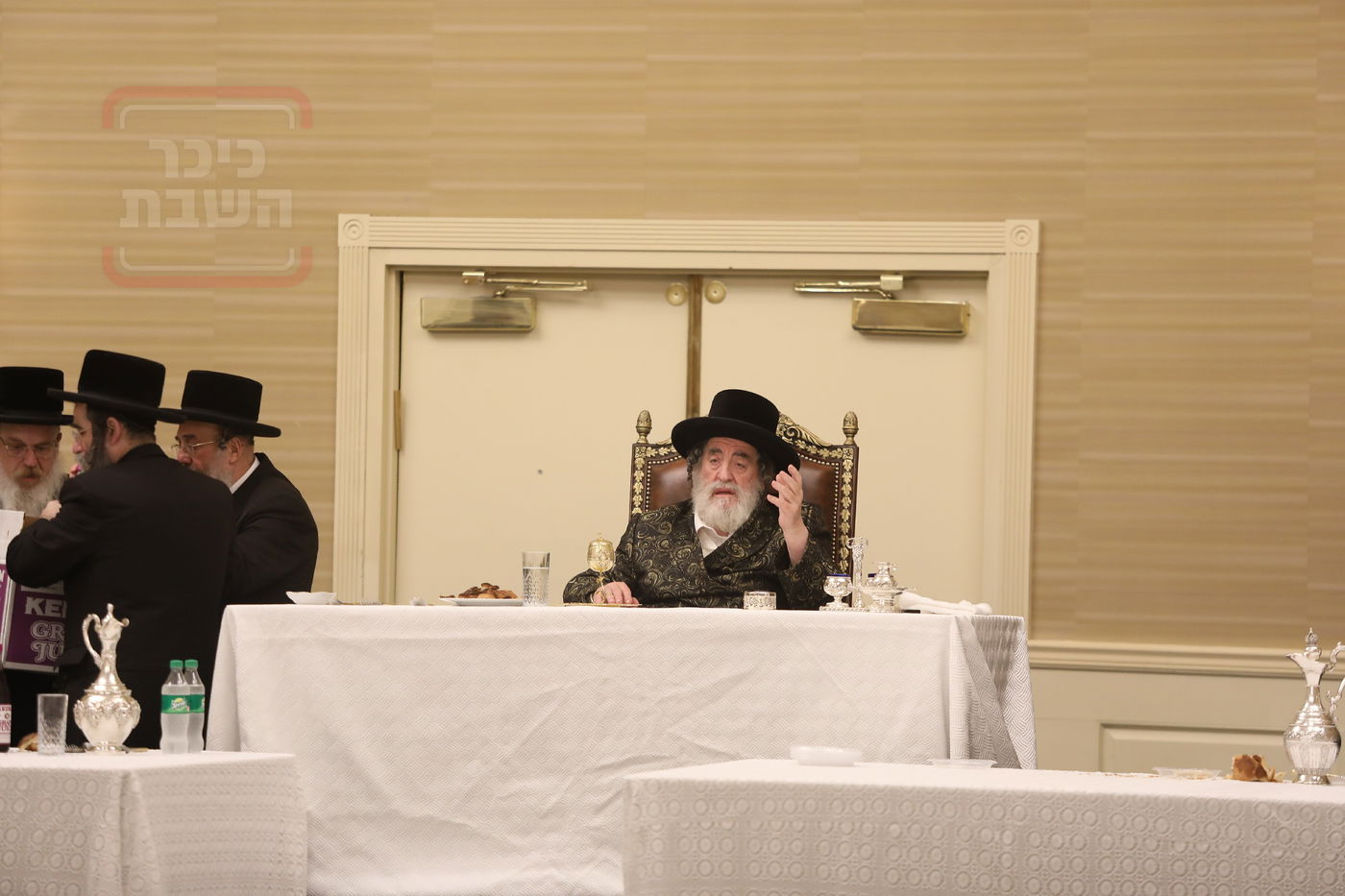 האדמו"ר מויז'ניץ בהילולת ה'תורת חיים' בארה"ב