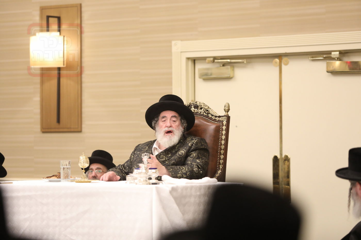 האדמו"ר מויז'ניץ בהילולת ה'תורת חיים' בארה"ב