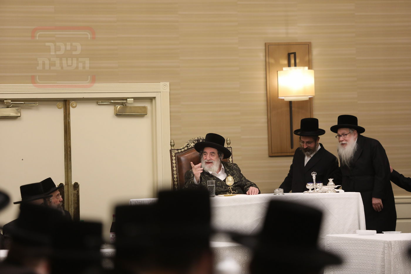 האדמו"ר מויז'ניץ בהילולת ה'תורת חיים' בארה"ב