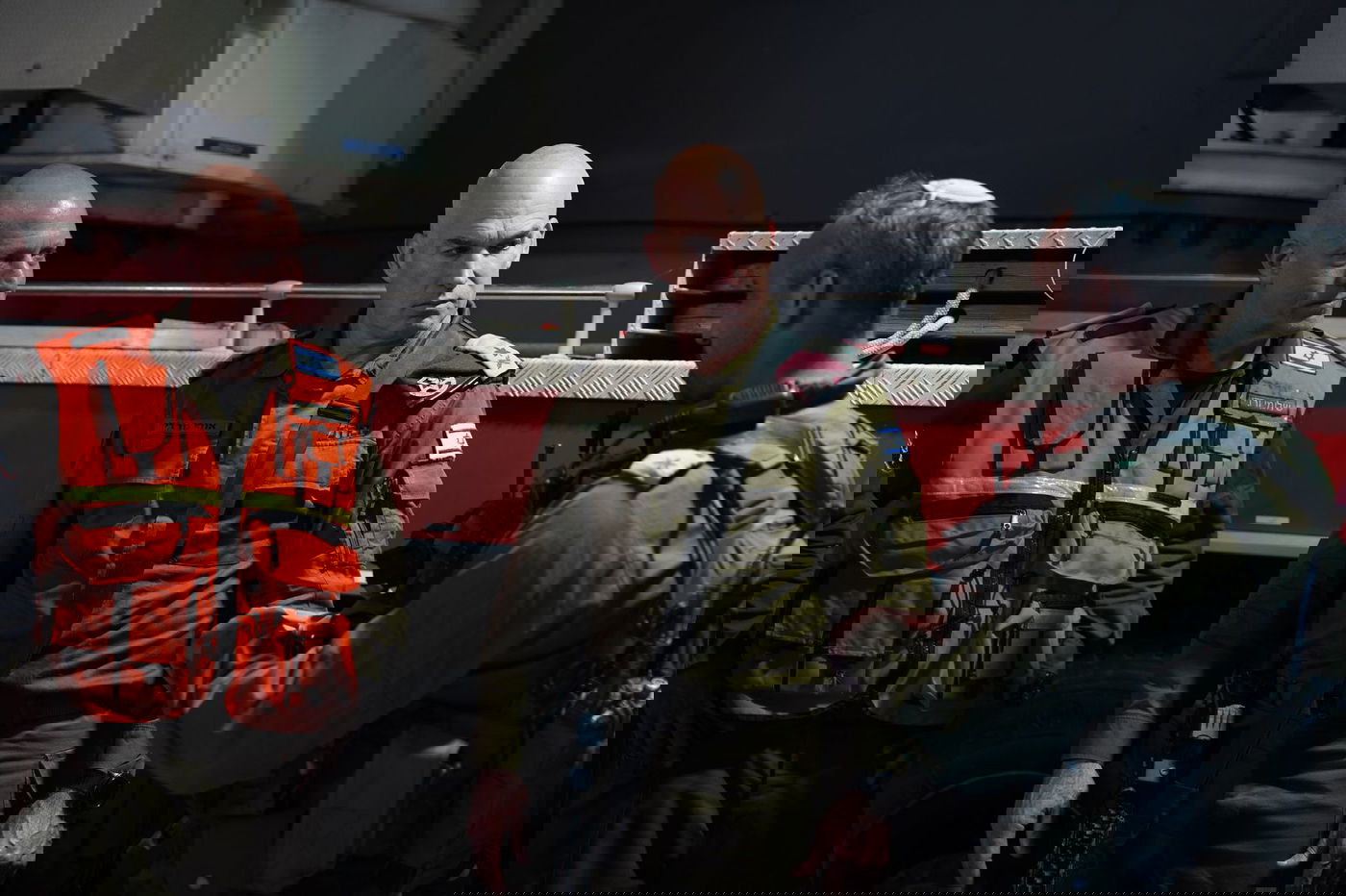 מפקד פיקוד הצפון בהערכת המצב בתחנת הכיבוי בקריית שמונה