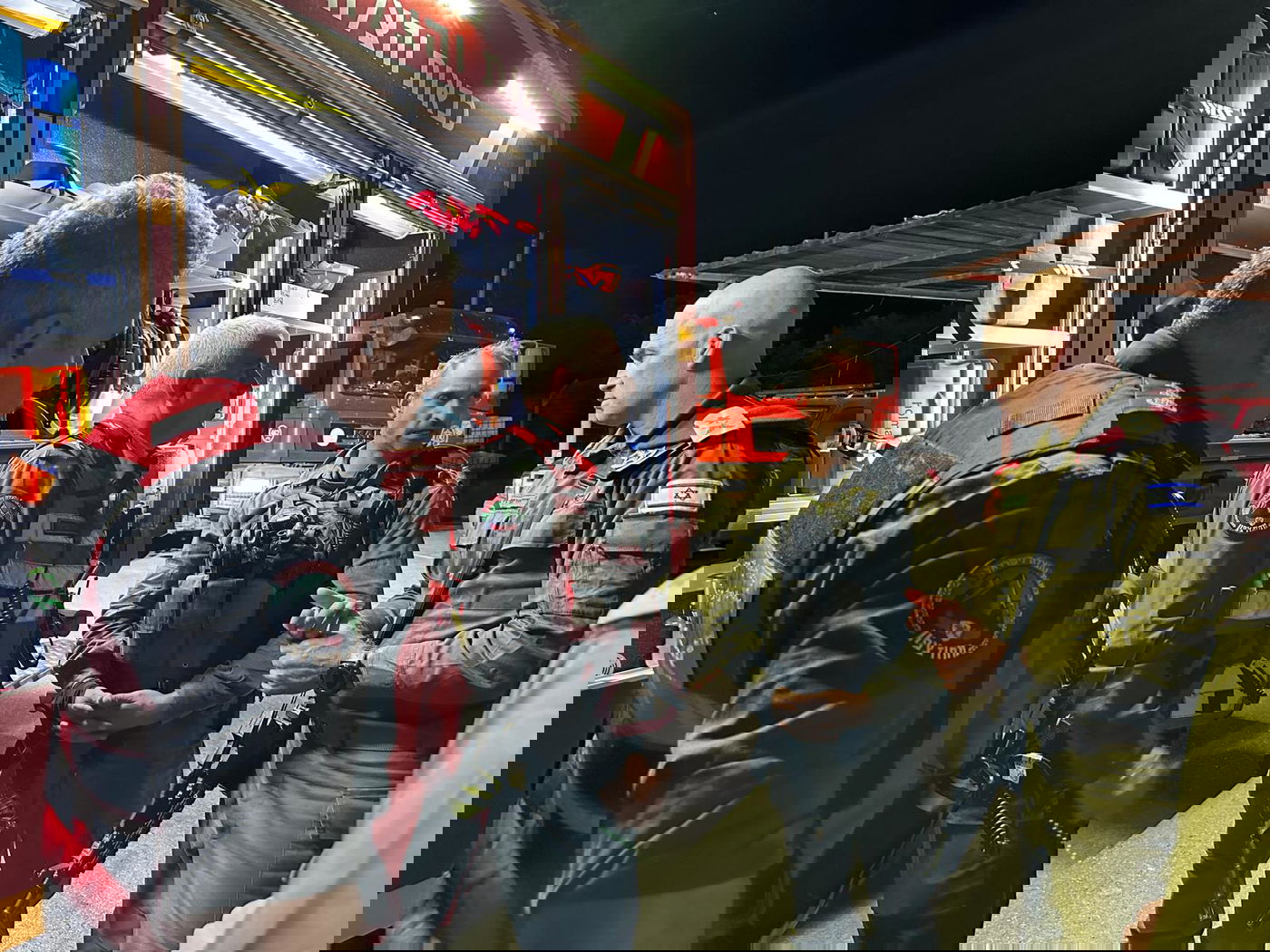 מפקד פיקוד הצפון בהערכת המצב בתחנת הכיבוי בקריית שמונה