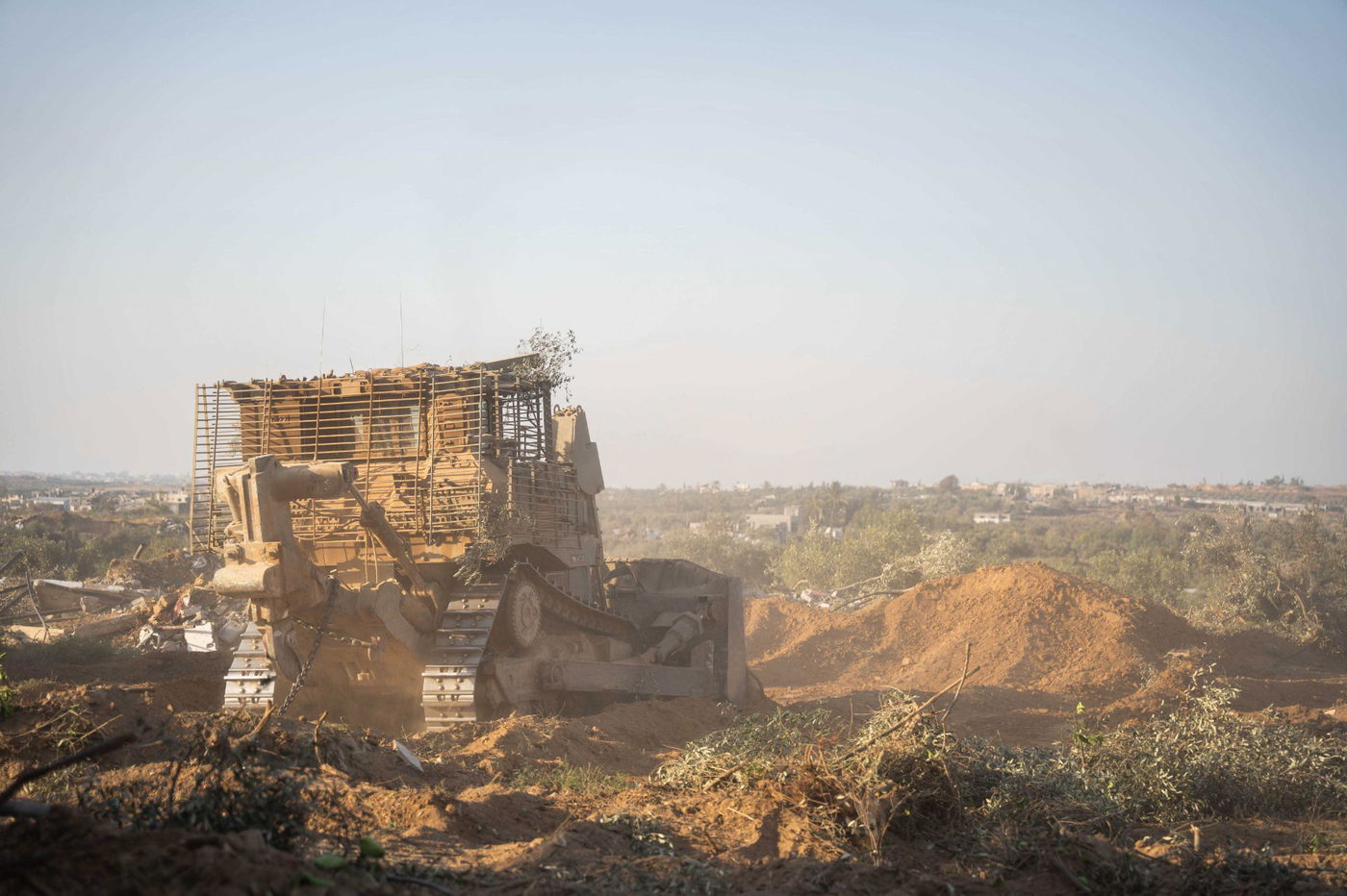 כניסת צוות הקרב של חטיבה 7 למזרח אל בוריג׳