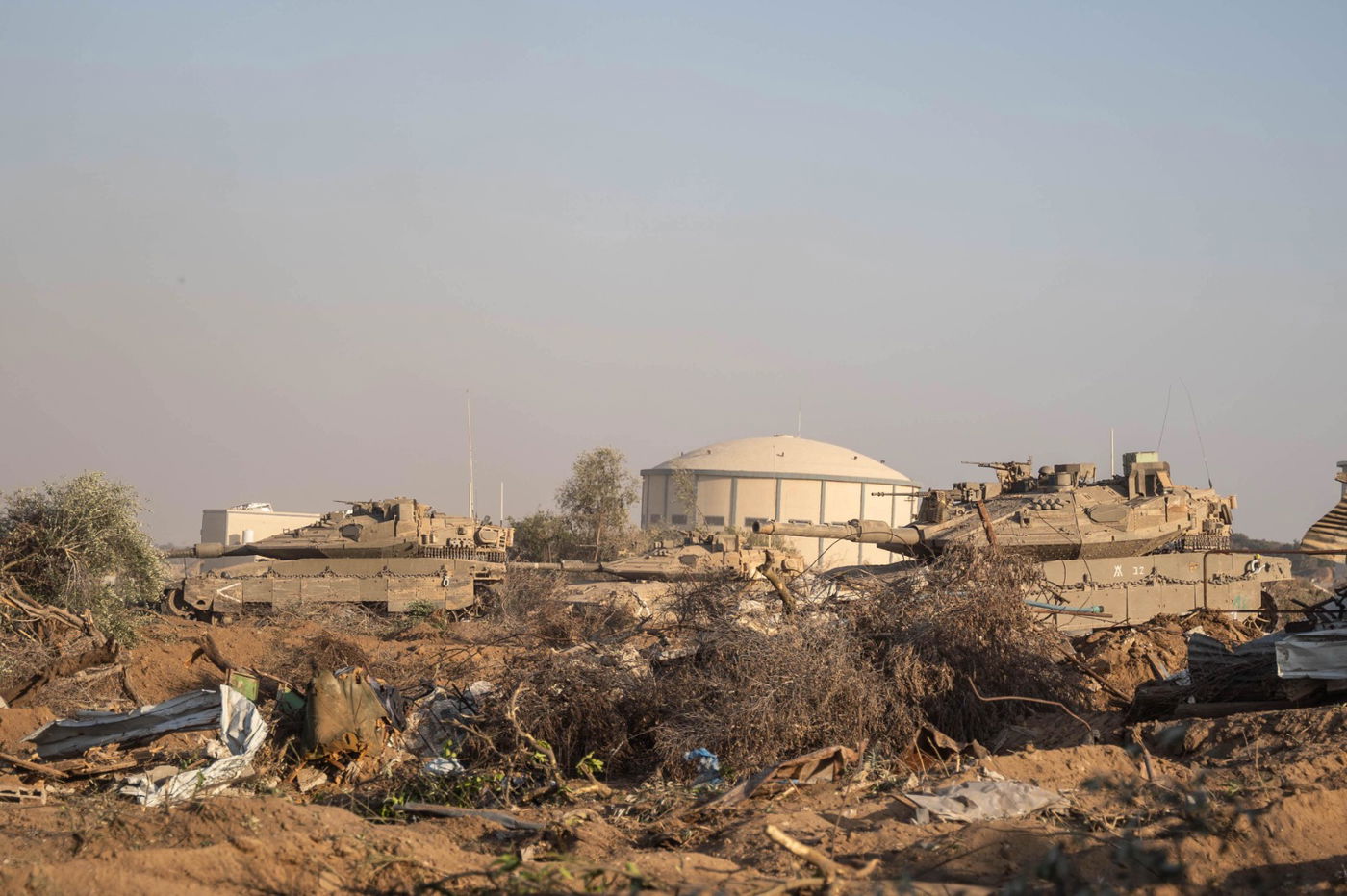 כניסת צוות הקרב של חטיבה 7 למזרח אל בוריג׳