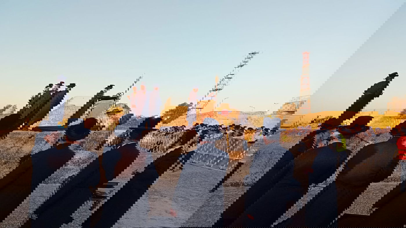 האדמו"ר מאונגוואר, בהדלקה בקרב שמואל הנביא 