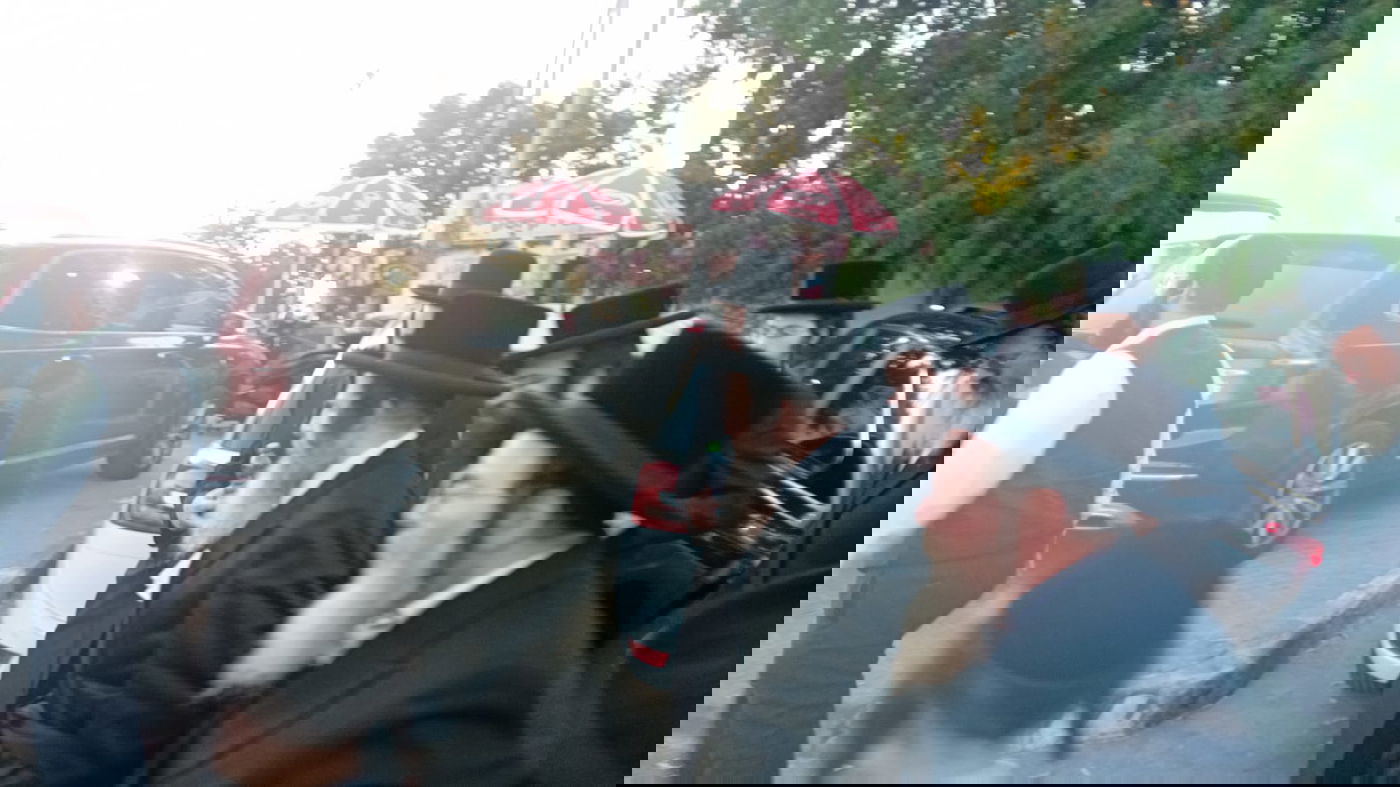 האדמו"ר מאונגוואר, בהדלקה בקרב שמואל הנביא 