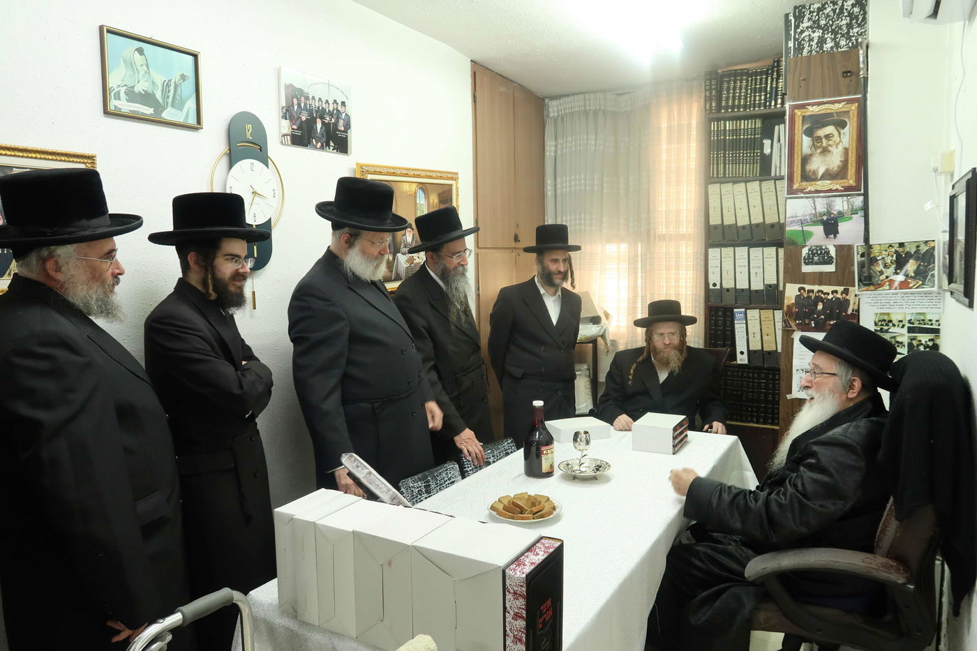 האדמו"ר משומרי אמונים, אצל בעל ה'אוצר אפרים'