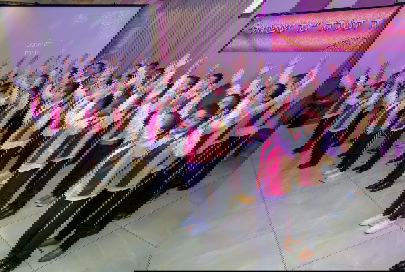 מסיבת סידור לילדי ת"ת 'נר שמואל' בחדרה