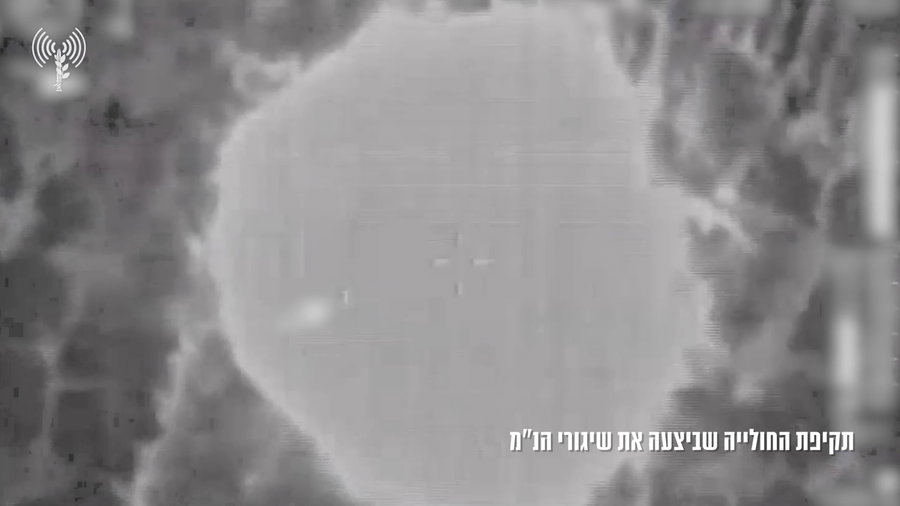 רגע חיסול חוליית הנ"מ של חיזבאללה ותקיפת יעדי טרור נוספים
