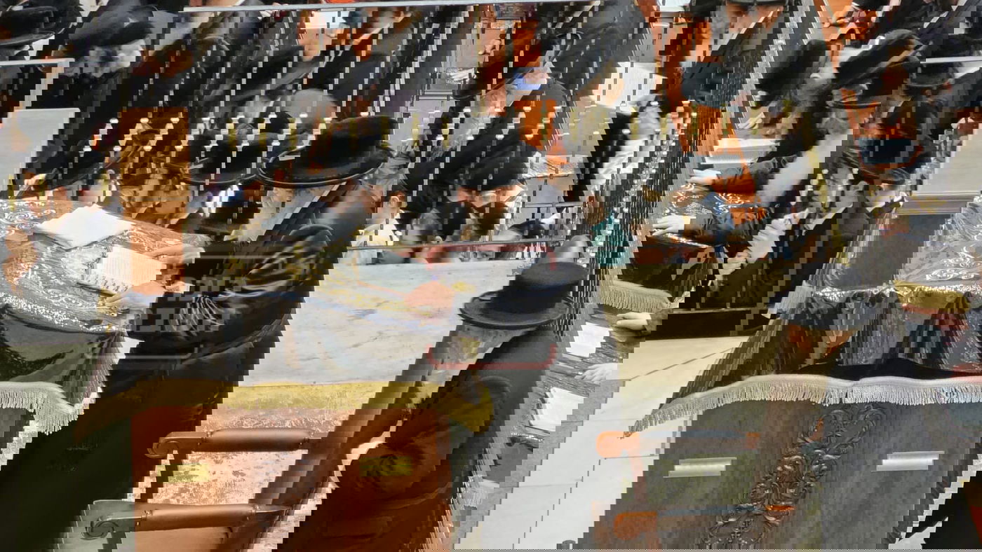 האדמו"ר מויז'ניץ בספירת העומר