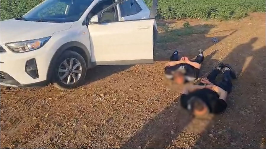 מעצר הרכב ותפיסת לבנות החבלה