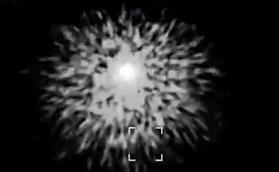 תיעוד: צה"ל יירט מטרה אווירית חשודה במרחב רמת הגולן