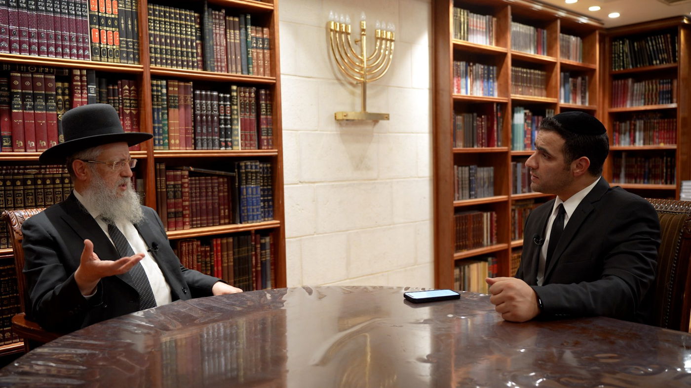 הגר"ד יוסף בשיחה בלעדית לישי כהן
