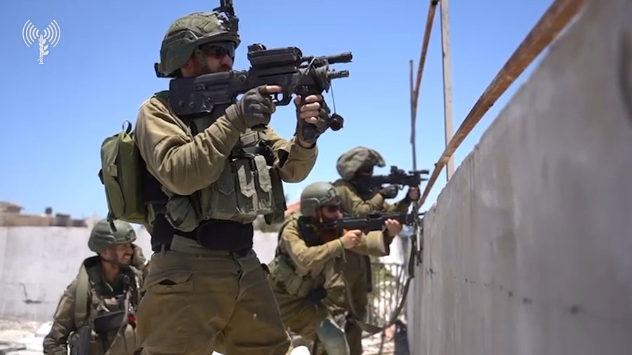 פעילות אוגדה 99 במרחב המסדרון (נצרים) במרכז רצועת עזה