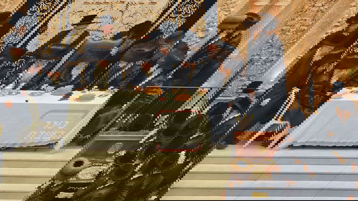 שמחת הברית בחצה"ק ויז'ניץ