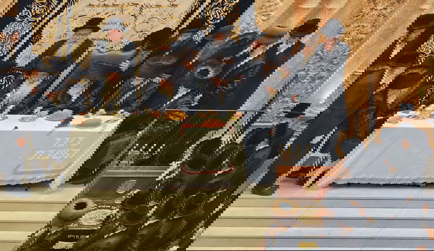 שמחת הברית בחצה"ק ויז'ניץ