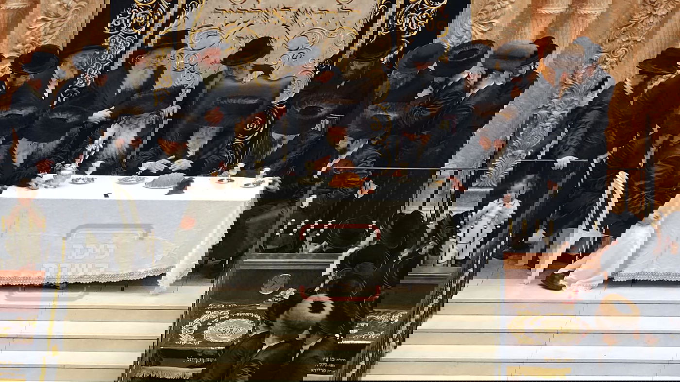 שמחת הברית בחצה"ק ויז'ניץ