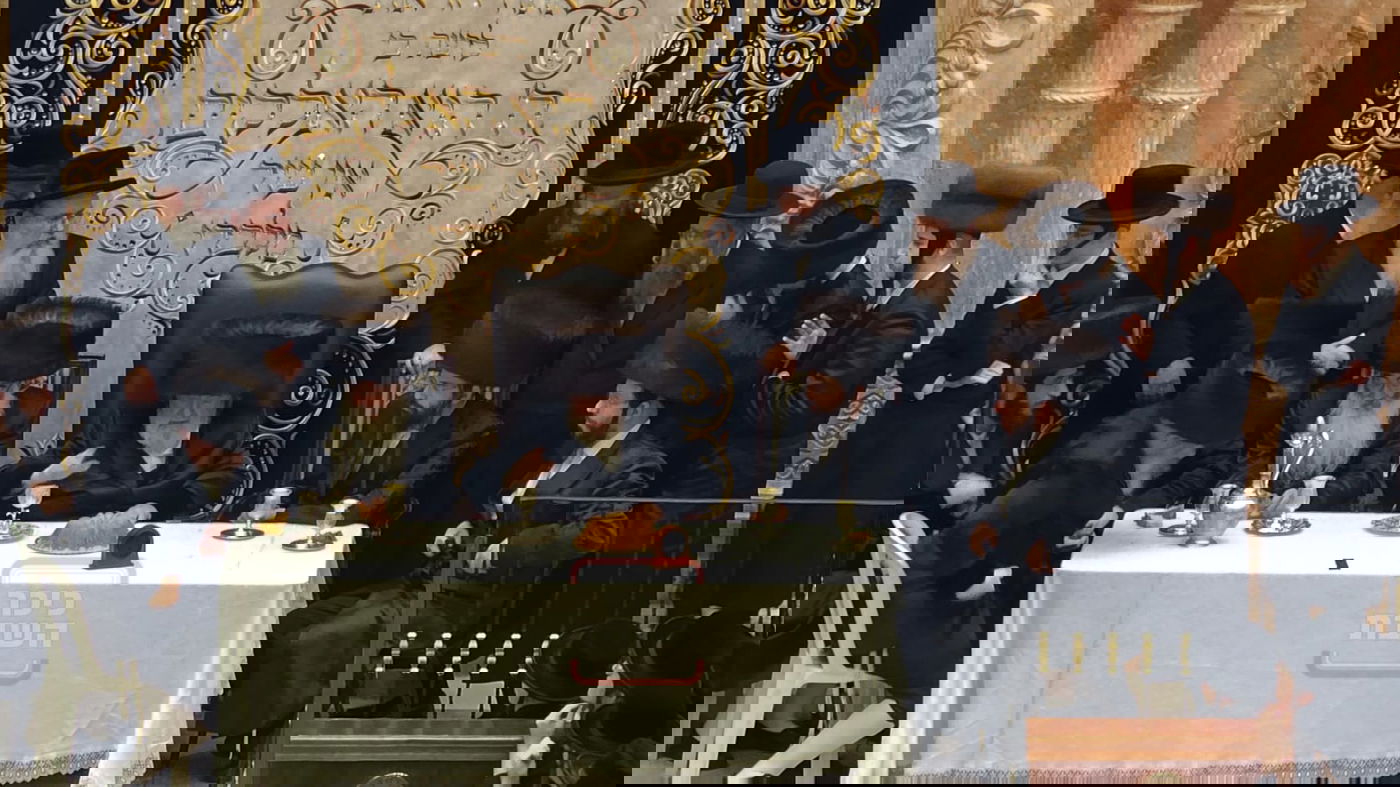 שמחת הברית בחצה"ק ויז'ניץ