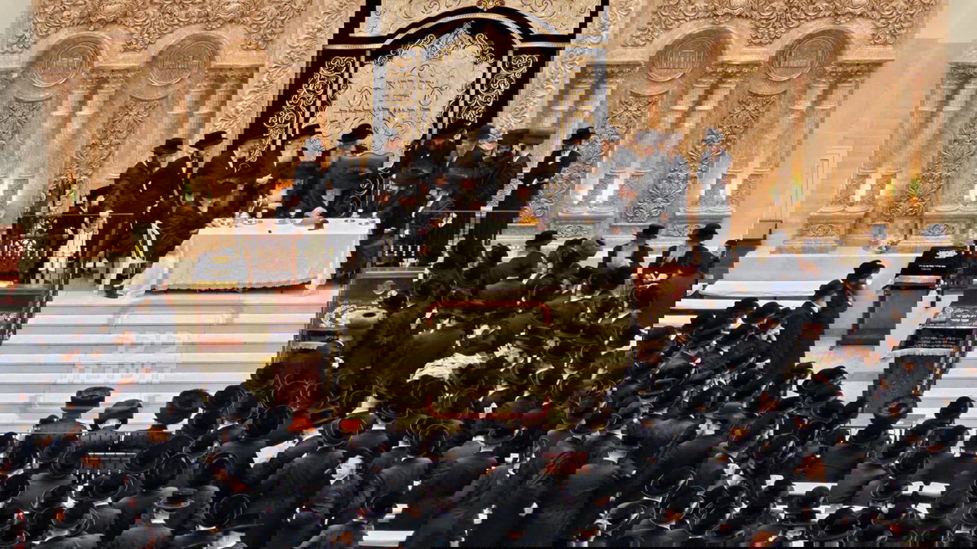 שמחת הברית בחצה"ק ויז'ניץ