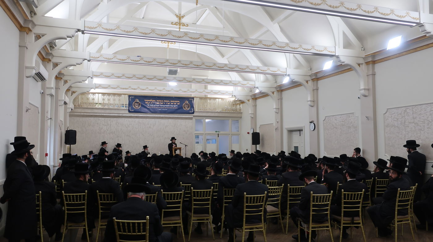 הרה"צ רבי דוד רוקח בביקור בלונדון