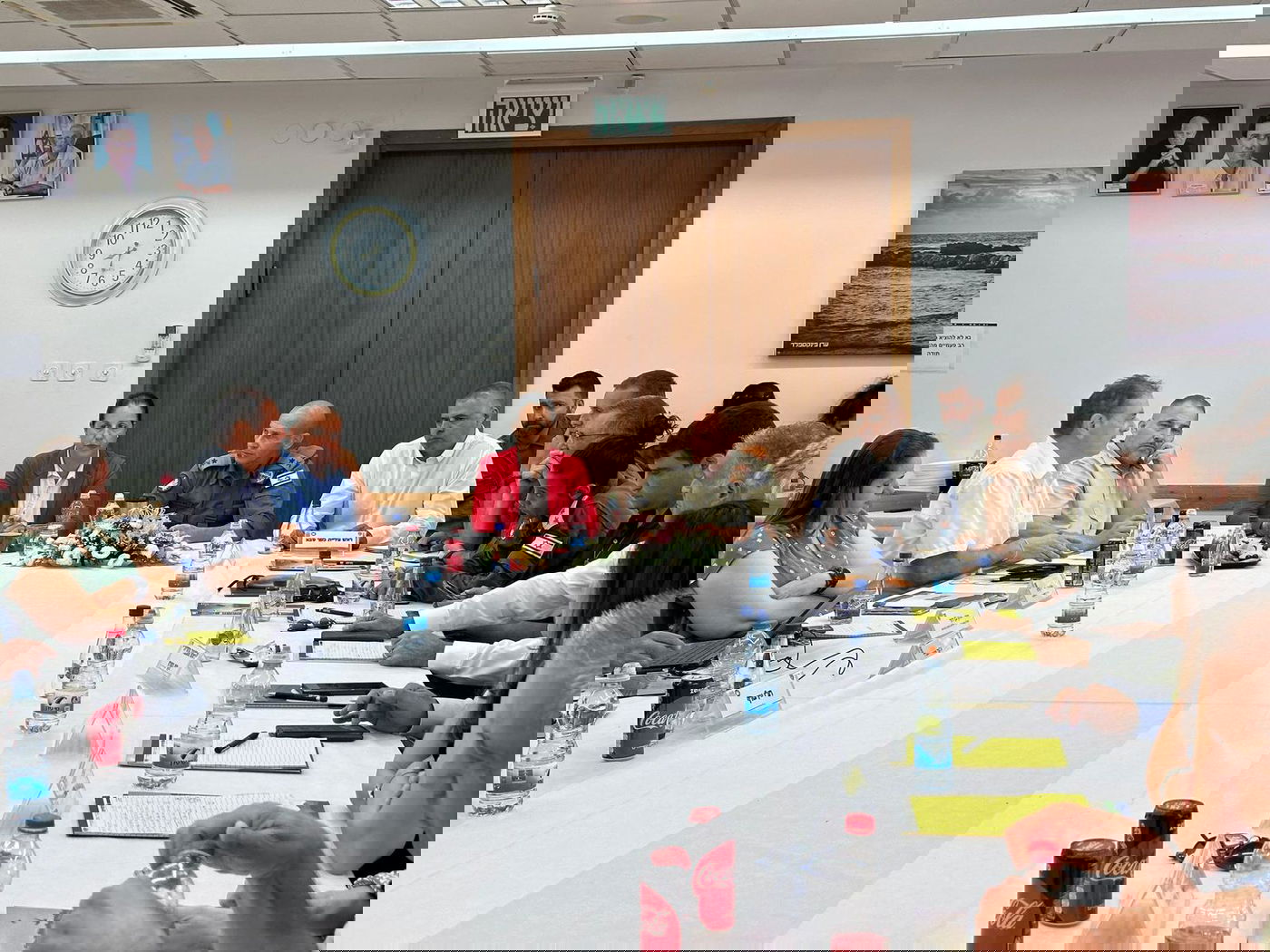 פגישת מפקד פיקוד העורף עם ראשי הרשויות מקו התפר