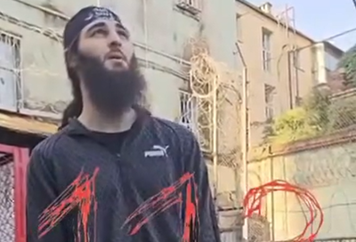 מתוך הסרטון של מחבלי דאע"ש