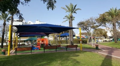 הגינה ברובע ז' שהיתה מלאה עם ילדים