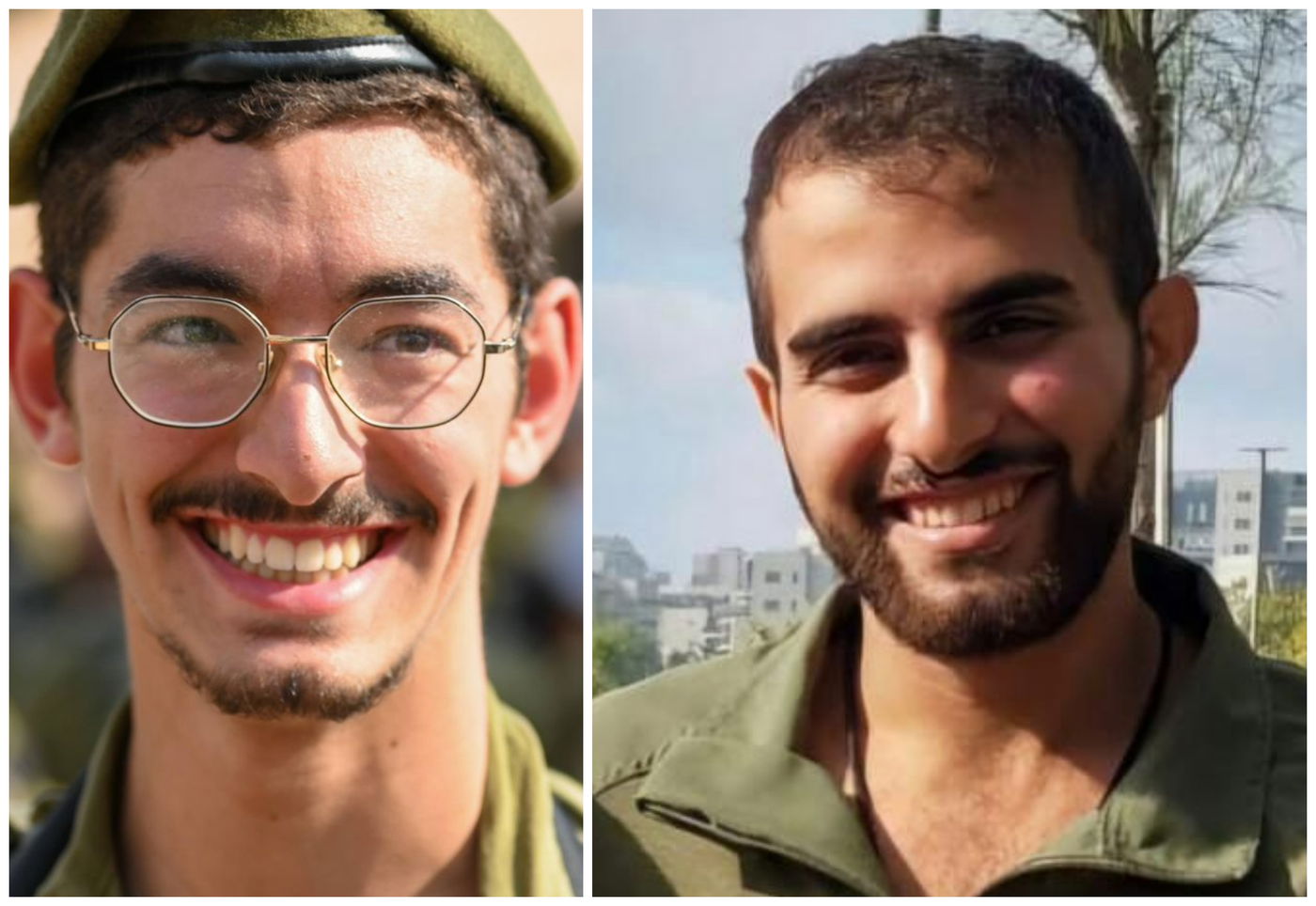 מימין: צור אברהם ושלום מנחם הי"ד