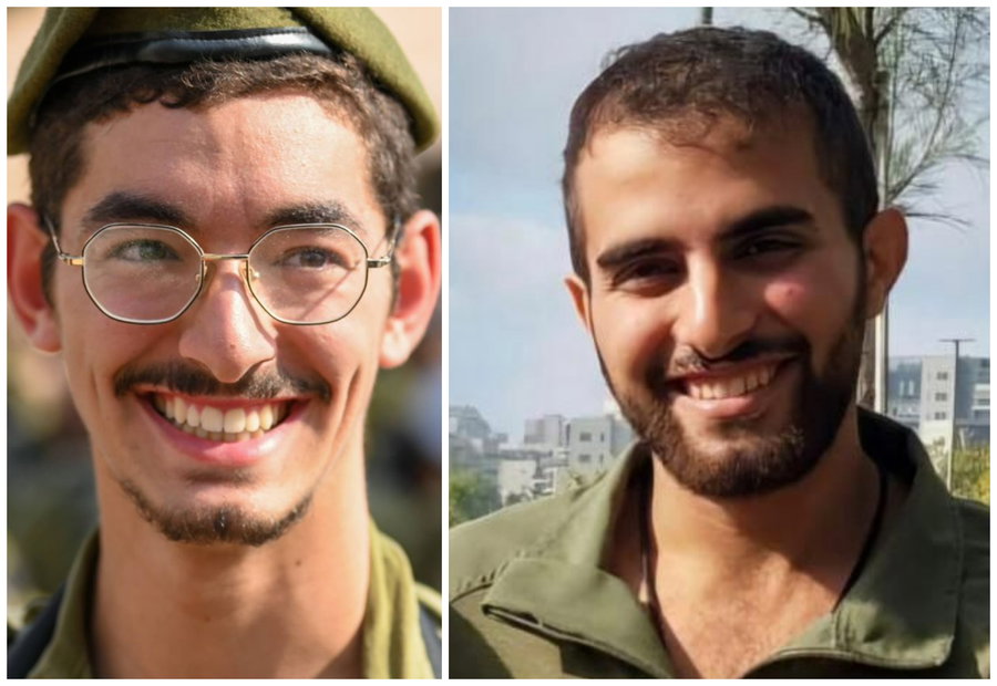 מימין: צור אברהם ושלום מנחם הי"ד