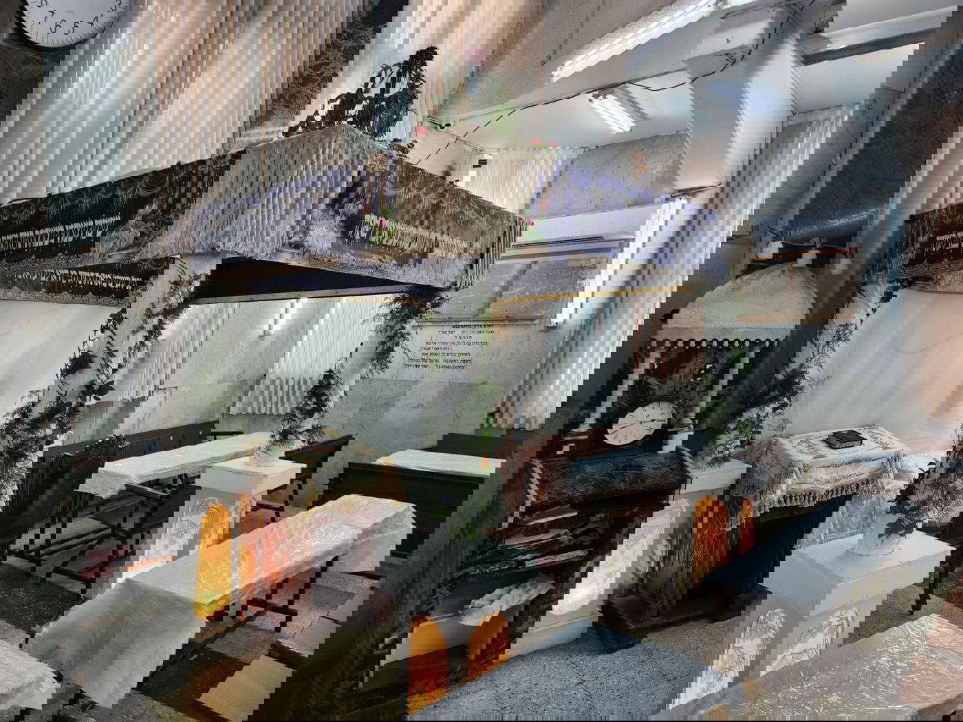 מקום הראש ישיבה מוכן לקראת החג 