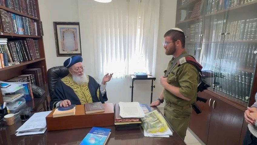 החייל אצל הגרש"מ עמאר