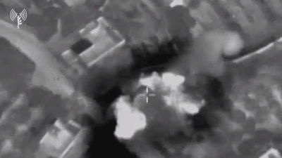 תיעוד: צה"ל תקף מטרות טרור של חיזבאללה בדרום לבנון