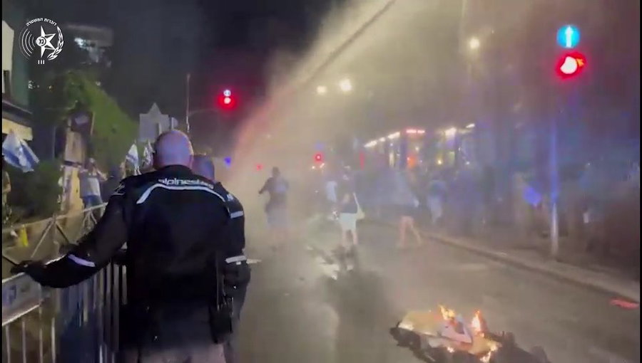 הפרת הסדר בשעה האחרונה ברחוב עזה בירושלים